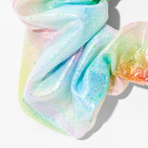 Rainbow Heart Tie Dye Hair Scrunchie,