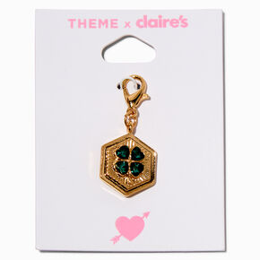 T H E M E x Claire&#39;s Green Crystal Lucky Charm,