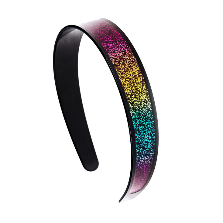 Rainbow Glitter Headband,