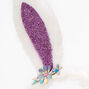 Claire&#39;s Club Glitter Bunny Ears Headband - Purple,