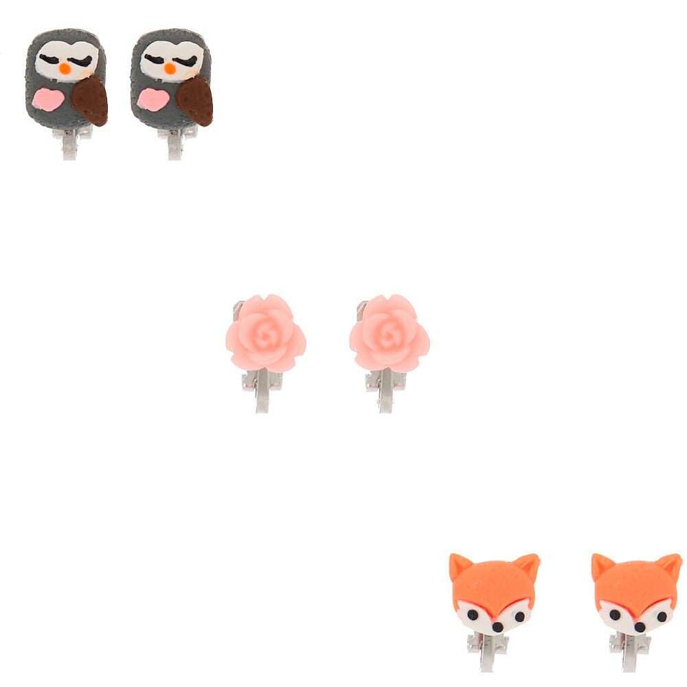 Fox & rose shop earrings