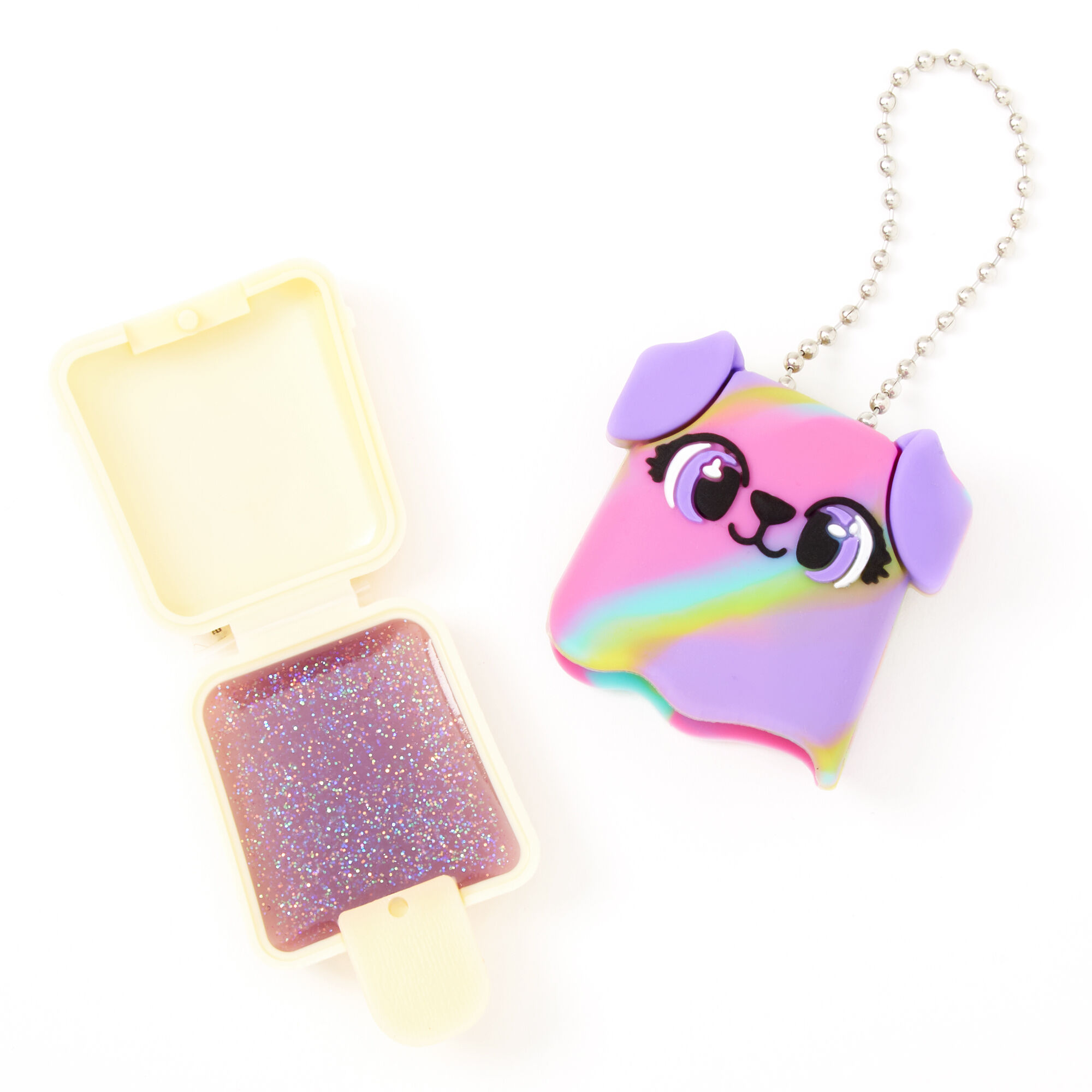 Pucker Pops® Dottie the Puppy Rainbow Lip Gloss - Raspberry,