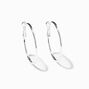 Silver-tone 40MM Hoop Earrings,