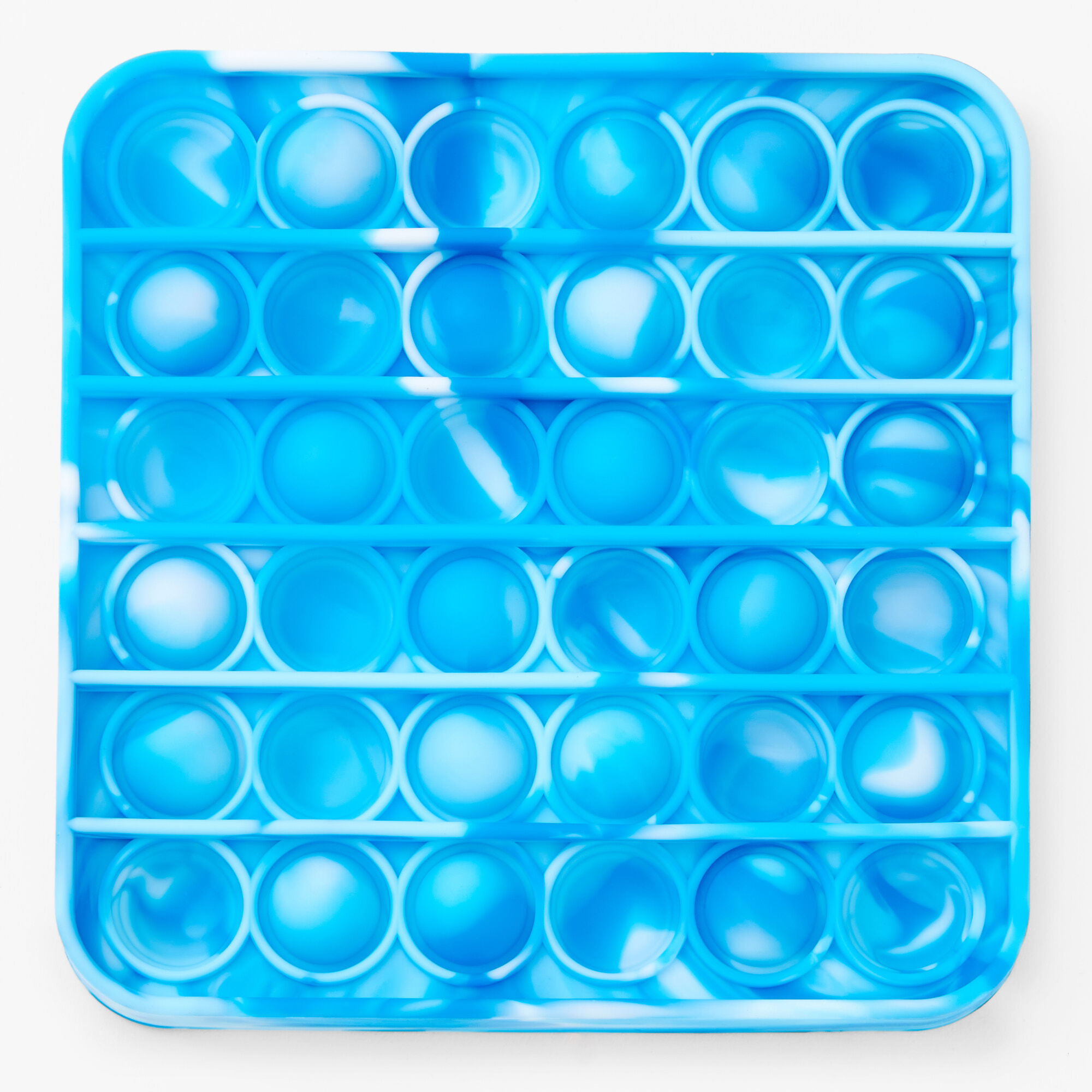 Pop Poppers Square Fidget Toy - Blue,