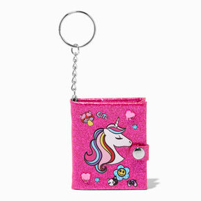 Y2K Unicorn Pink Mini Diary Keychain,