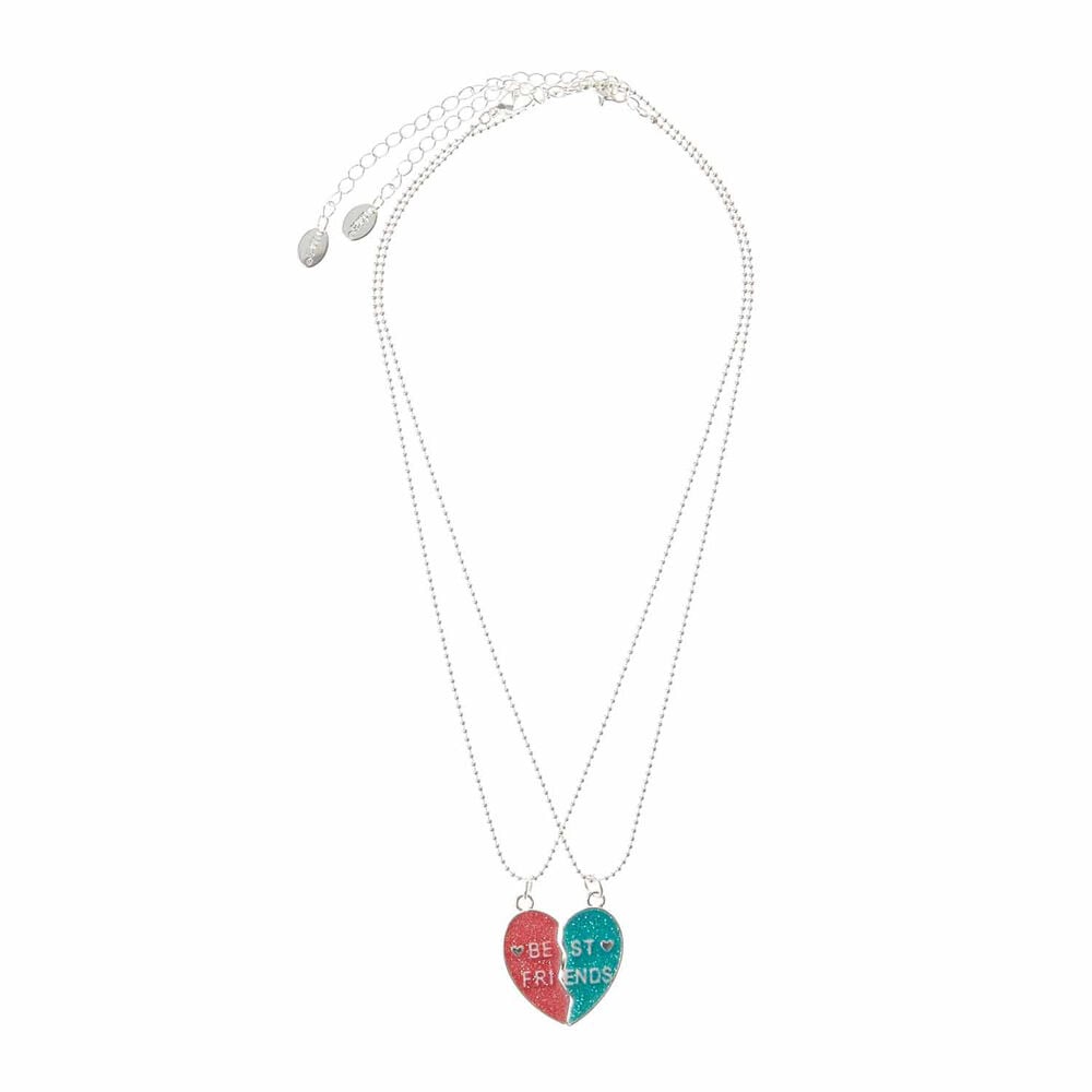 Lot de colliers d'amitié à pendentif cœur,