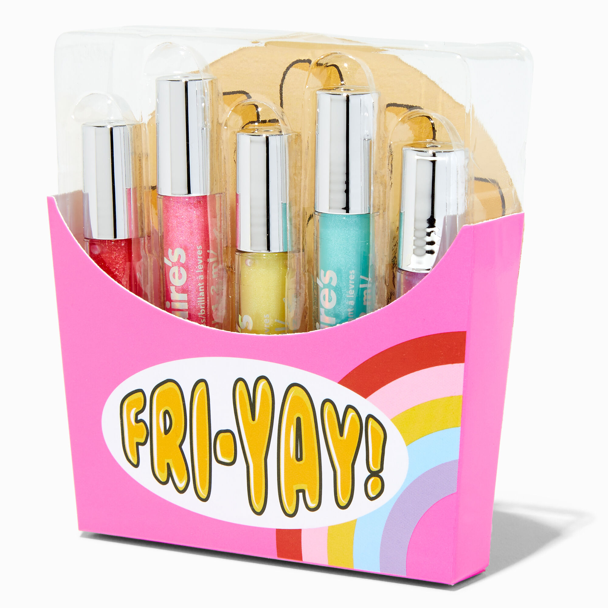 View Claires French Fry Lip Gloss Set 5 Pack information