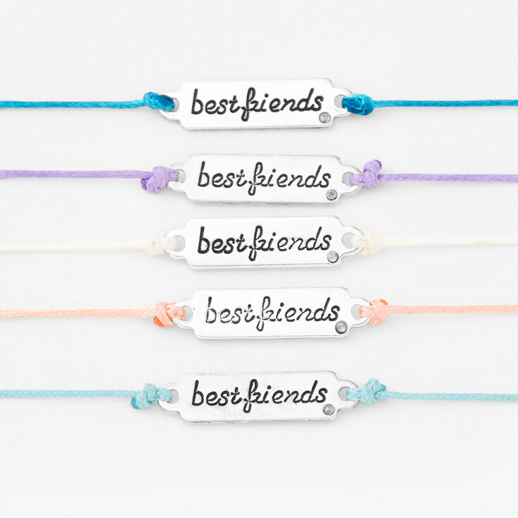 Best Friends Charm Bracelets - 5 Pack,