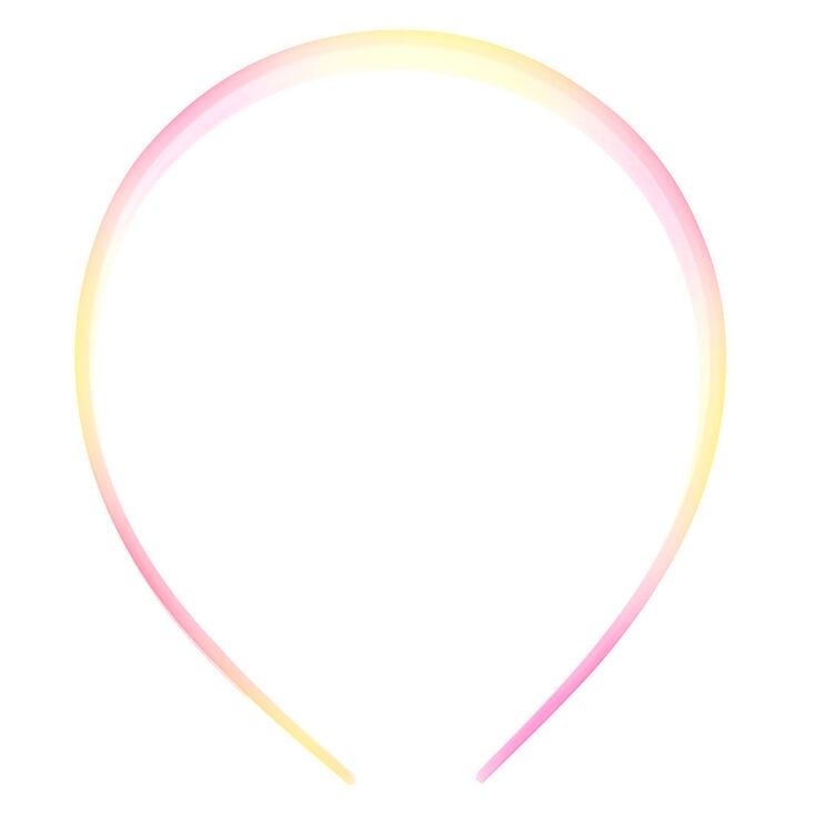 Bright Glitter Wide Headband - Pink,