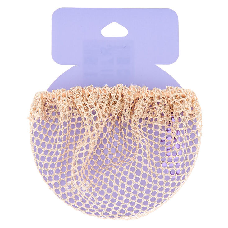 Claire's Filet à chignon pailleté en tulle pour cheveux blonds