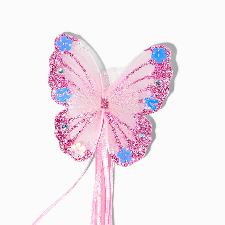Claire&#39;s Club Pink Glitter Butterfly Dress Up Set - 2 Pack,