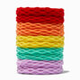 Claire&#39;s Club Rainbow Honeycomb Hair Ties - 10 Pack,