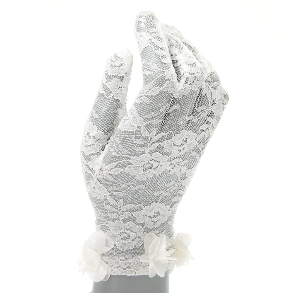 flower girl lace gloves