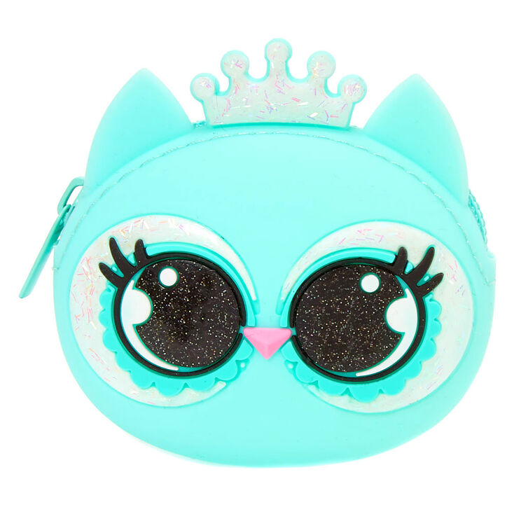 Claire's Porte-monnaie violet en silicone Luna la chouette