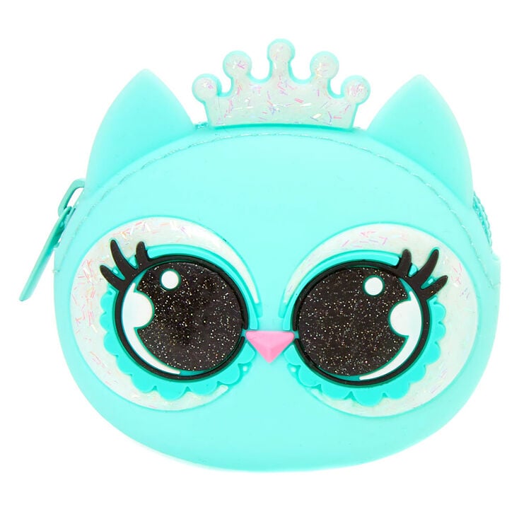 Claire's Porte-monnaie violet en silicone Luna la chouette