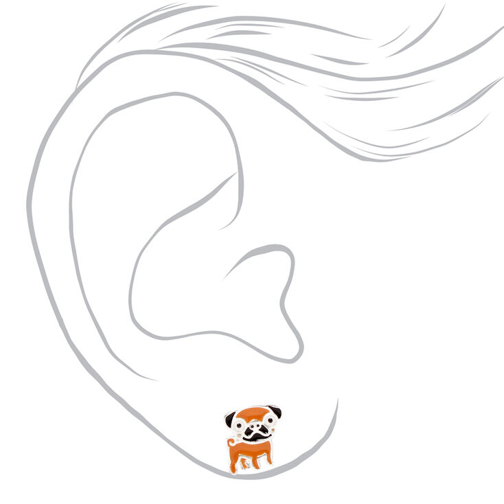 Dog Mix Stud Earrings - 9 Pack,