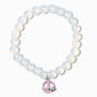 White Peace Stretch Bracelet,