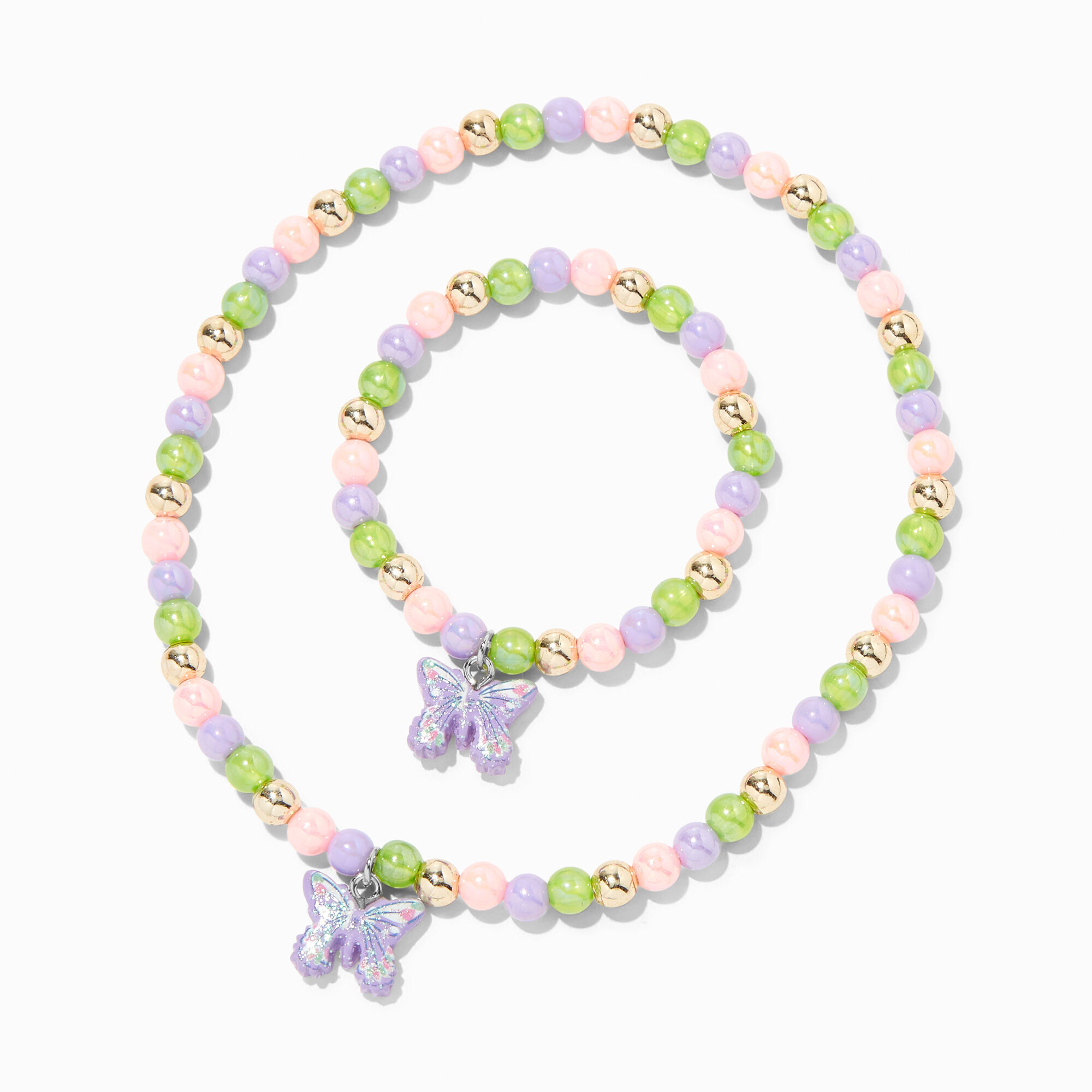 Claire's Parure de bijoux perle d'imitation papillon Claire's Club (lot de 2)