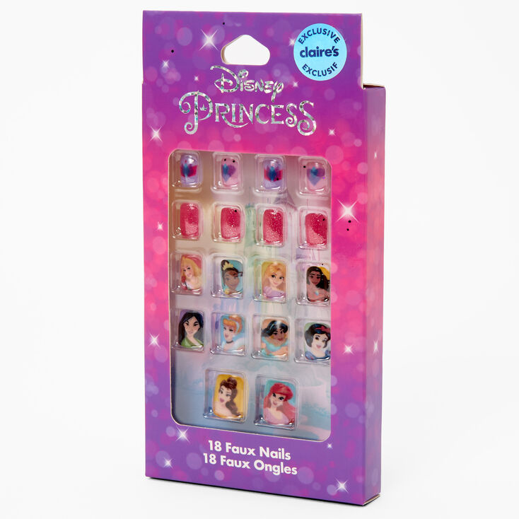 &copy;Disney Princess Square Press On Faux Nail Set,
