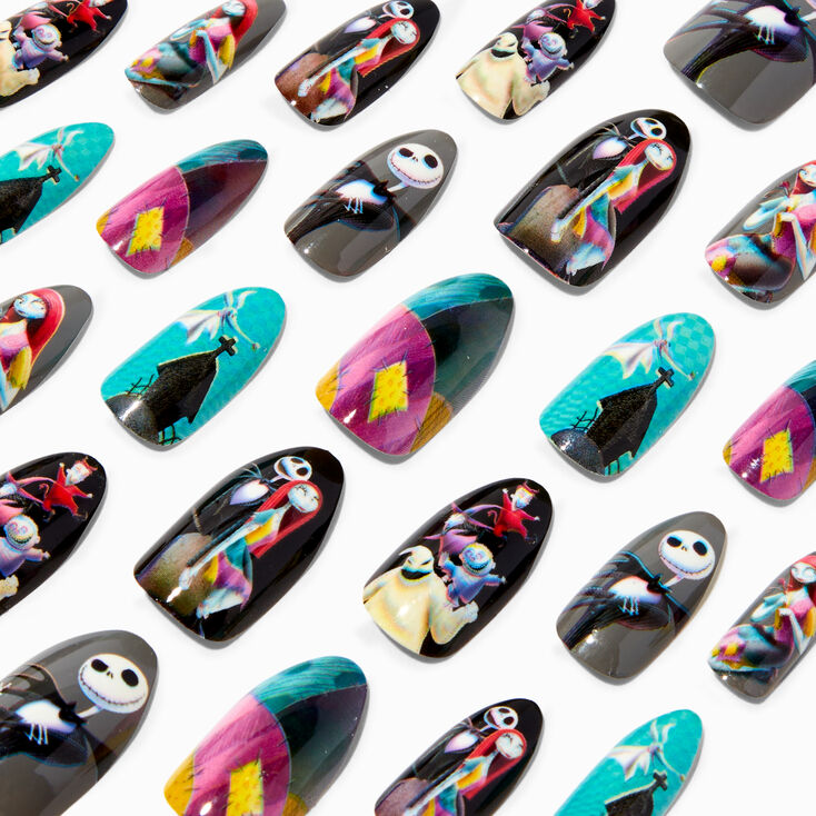 The Nightmare Before Christmas&reg; Stiletto Press On Vegan Faux Nail Set - 24 Pack,