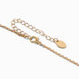 Gold O-Ring Yellow Tassel Pendant Necklace,