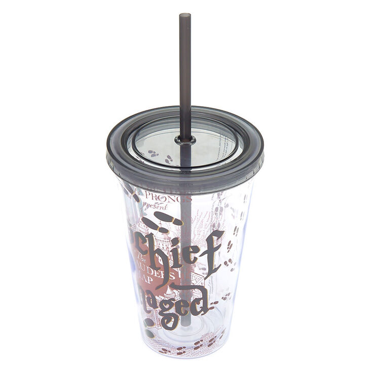 Harry Potter Mischief Managed Tumbler Clear Claire S Us