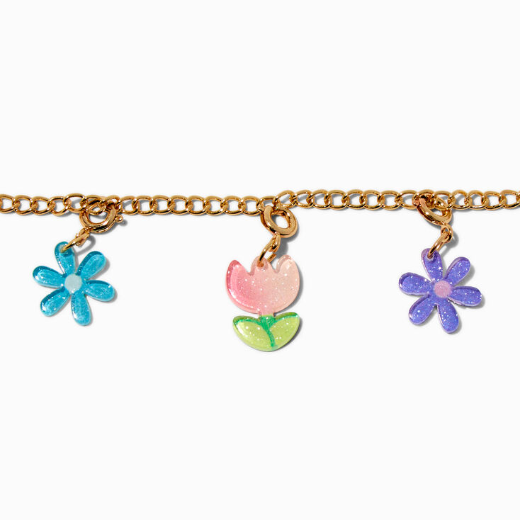 Claire&#39;s Club Make-It-Yourself Flower Charm Bracelet Kit,