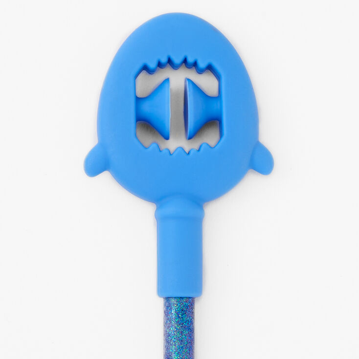 Shark Popper Glitter Pen,
