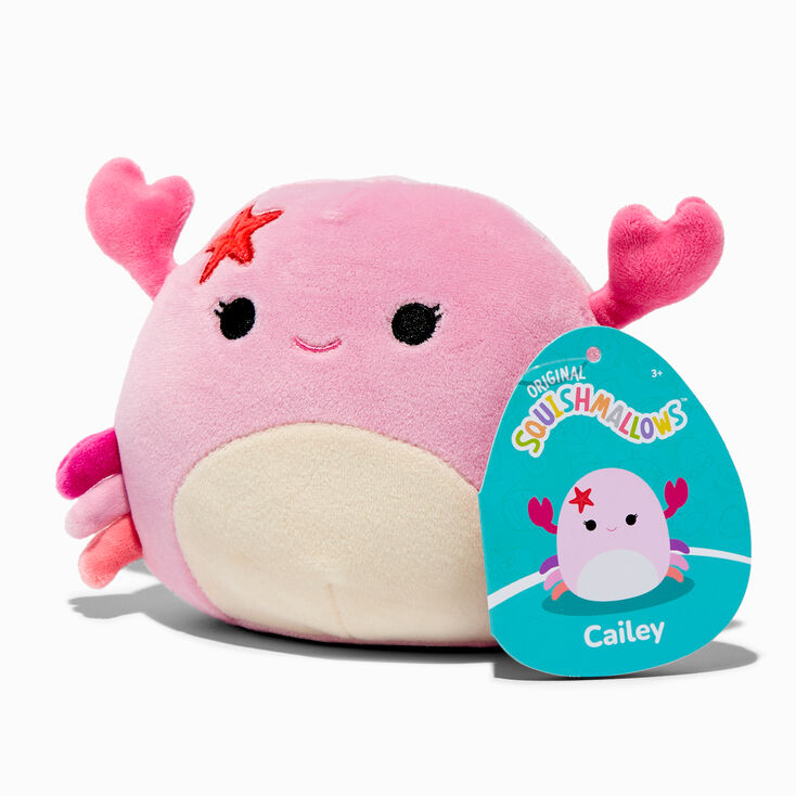 Squishmallows&trade; Online Exclusive 5&#39;&#39; Cailey Pink Crab Plush Toy,