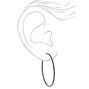 Mixed Metal Graduated Textured Hoop Earrings - 3 Pack,