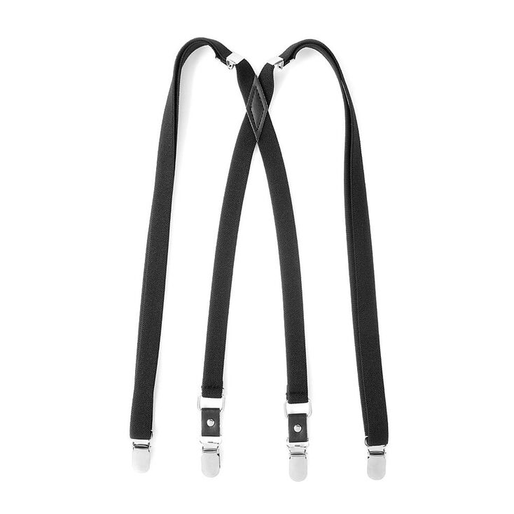 Claire's Bretelles noires élégantes