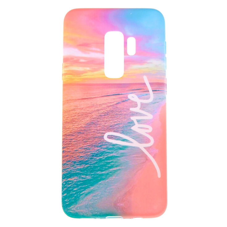 Love Beach Phone Case - Fits Samsung Galaxy S9 Plus,