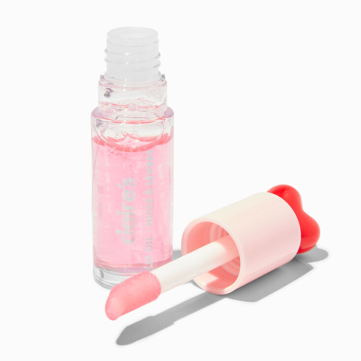 Red Heart Pink Lip Oil,