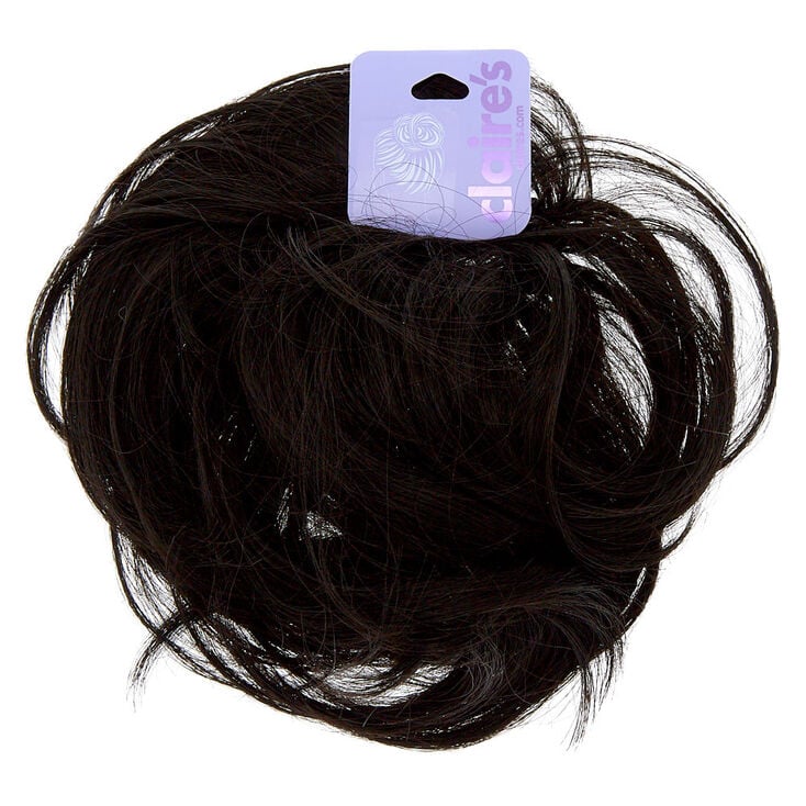 Claire's Extension en cheveux synthétiques noirs pour chignon
