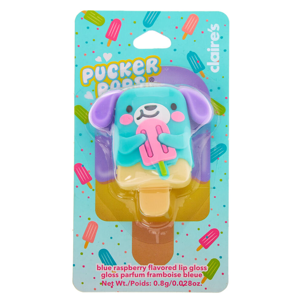 Pucker Pops Popsicle Puppy Lip Gloss - Blue Raspberry,