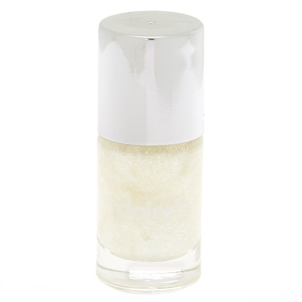 Glitter Nail Polish - White Snow Glitter,