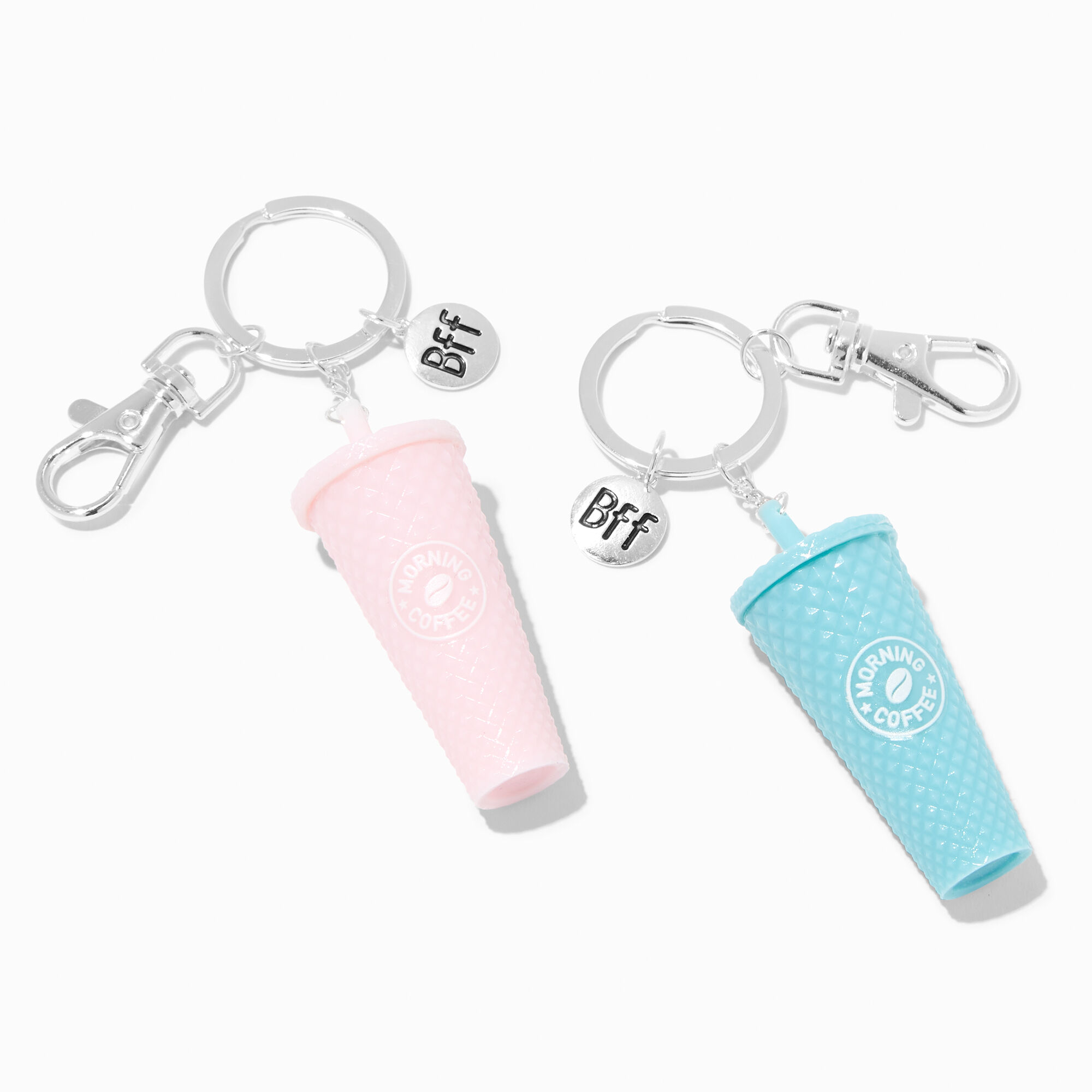 Coffee Tumbler Best Friends Keychains - 2 Pack,