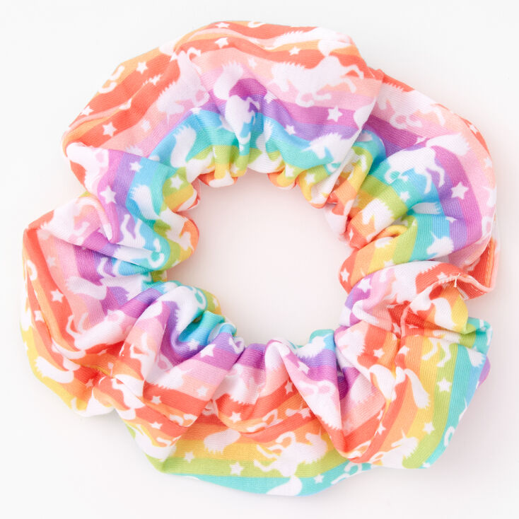 Rainbow Unicorn Hair Scrunchie,