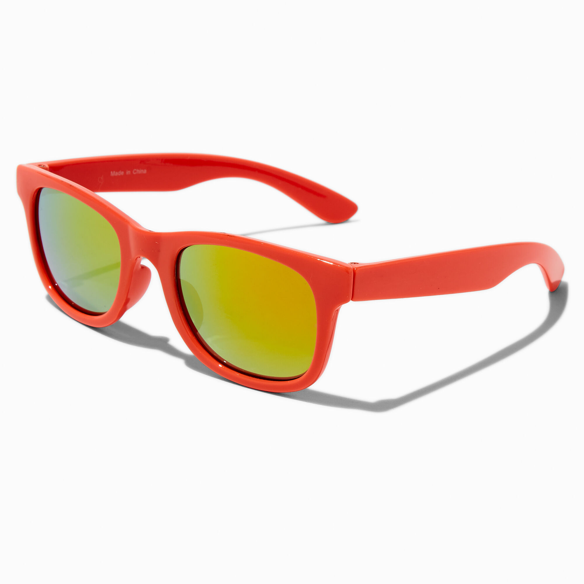 Claire s Club Orange Retro Sunglasses