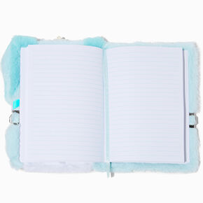Mint Princess Puppy Plush Lock Diary,