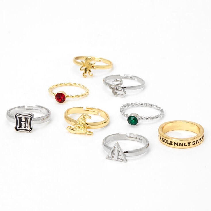 Harry Potter&trade; Wizarding World Gold &amp; Silver Rings - 8 Pack,