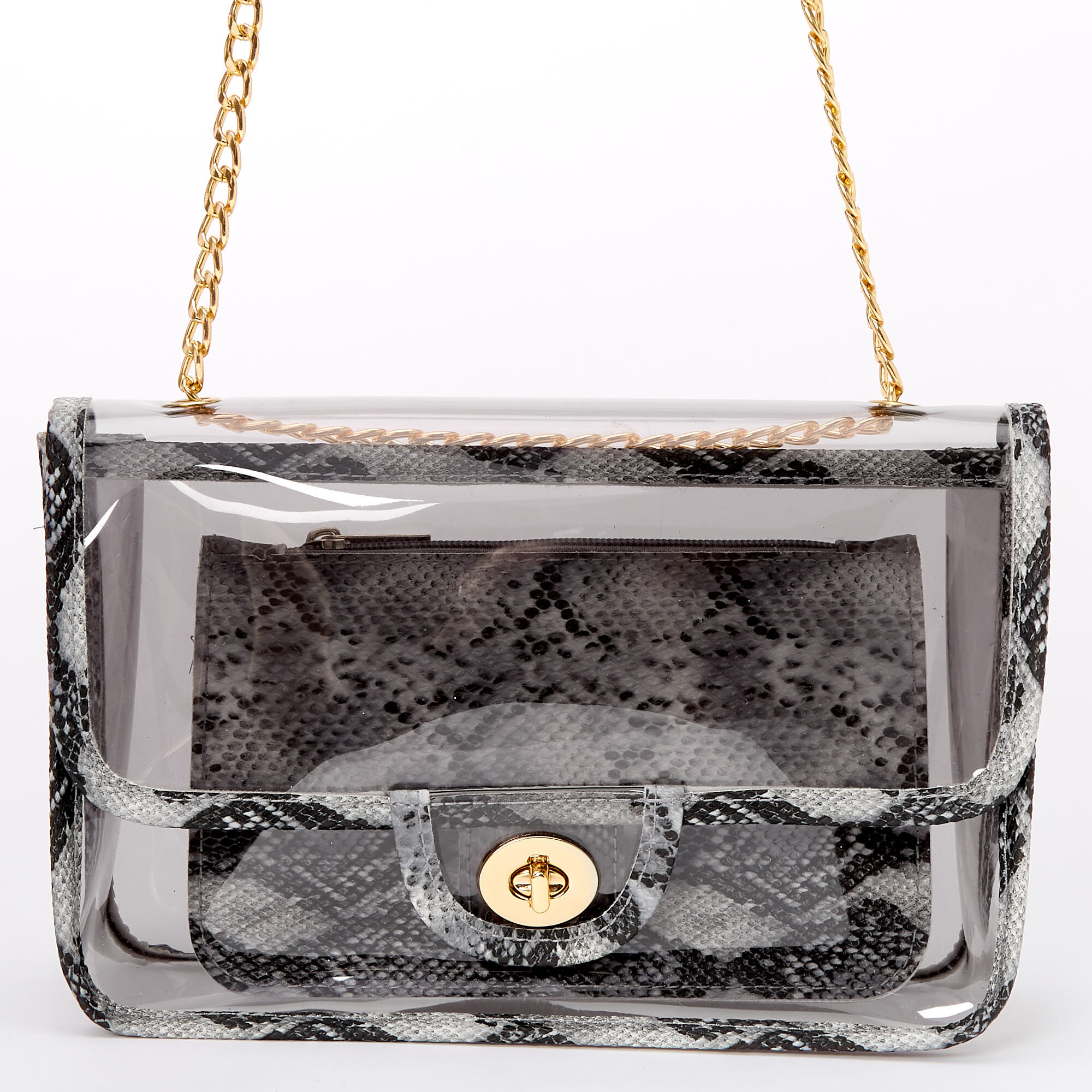 snakeskin crossbody bag