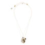 Gold Yin Yang Sign Best Friends Necklace,