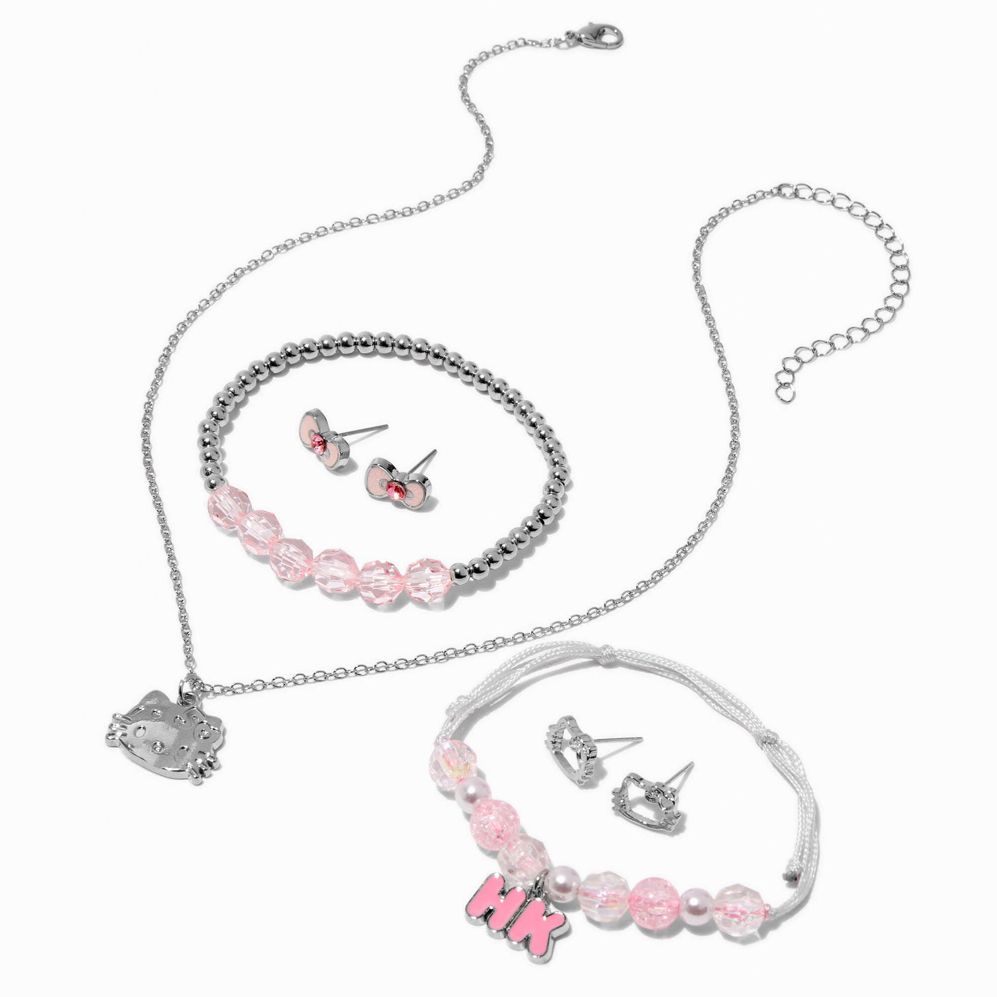 Parure de bijoux en exclusivité chez Claire’s 50e anniversaire de Hello Kitty® - Lot de 5,