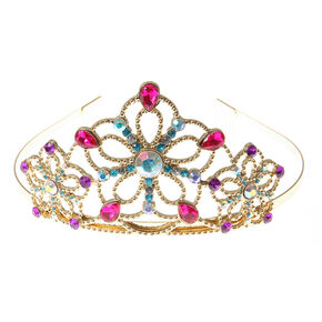 Claire&#39;s Club Gold-tone Crystal Tiara,