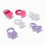 Claire&#39;s Pink Mixed Hair Ties - 6 Pack,