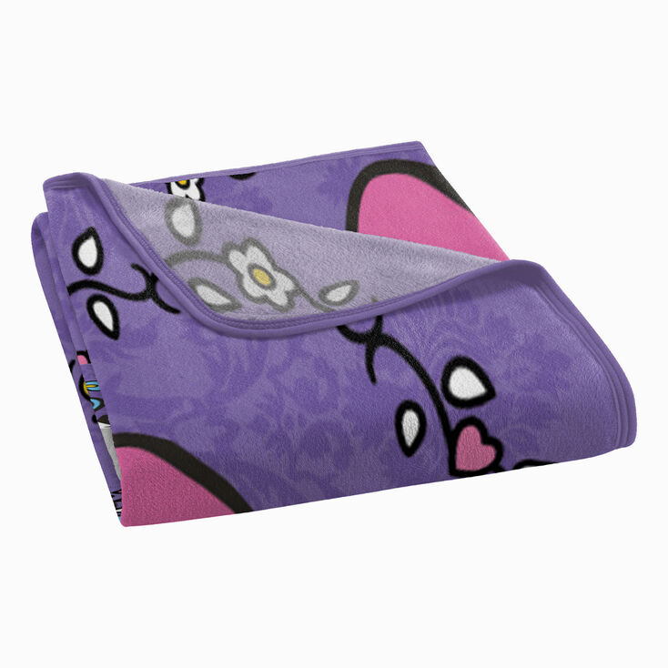 My Melody&trade; Lavender Petals Micro Raschel Throw &#40;ds&#41;,