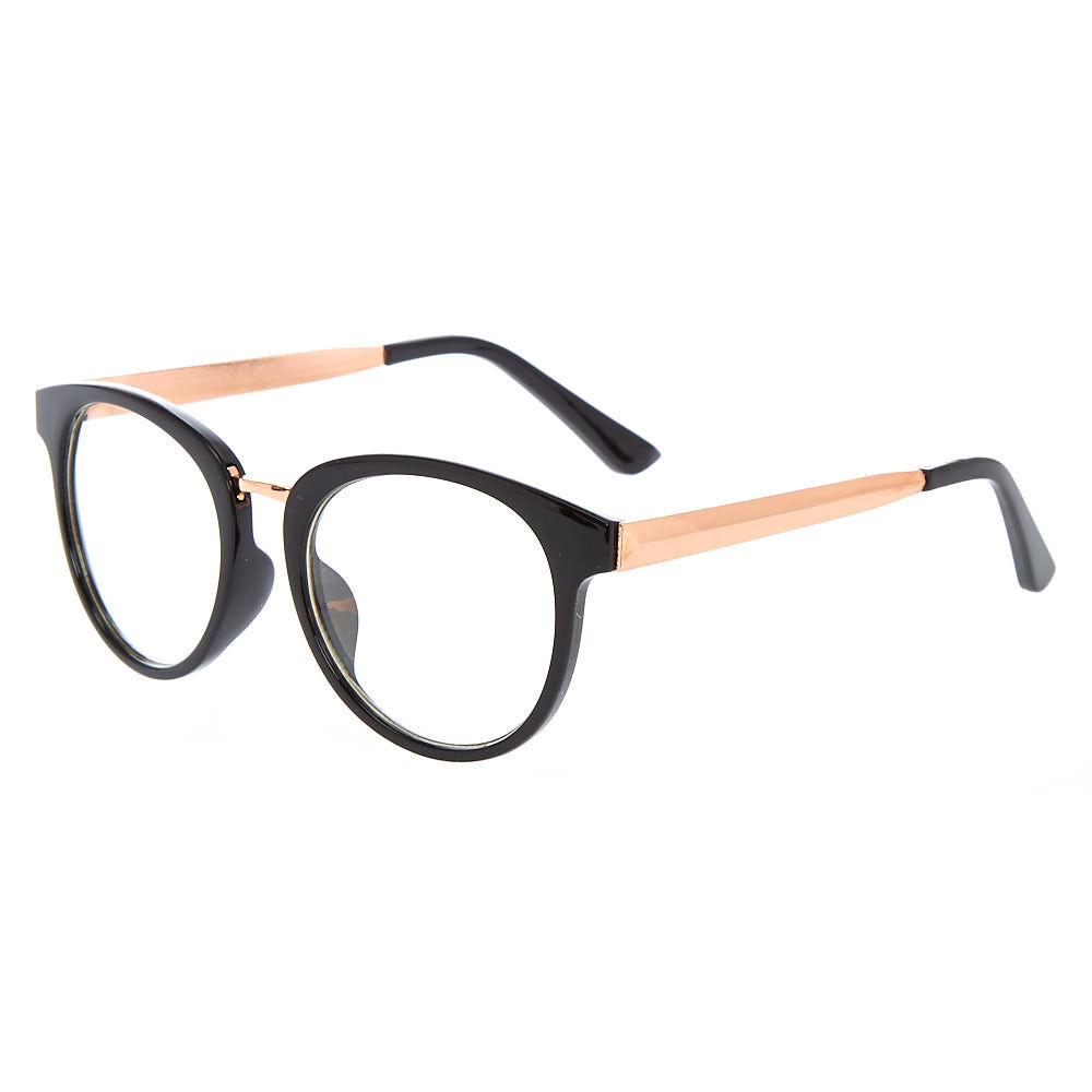 Rose gold new arrivals and black glasses