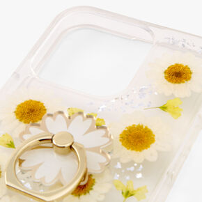 Daisy Ring Holder Protective Phone Case - Fits iPhone 13/13 Pro,