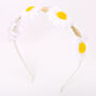 Gold Daisy Leaf Headband - Ivory,